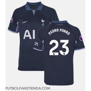 Tottenham Hotspur Pedro Porro #23 Segunda Equipación 2023-24 Manga Corta